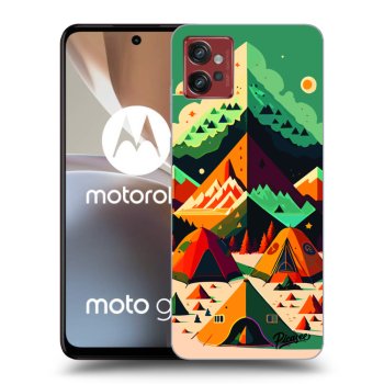 Picasee silikonowe czarne etui na Motorola Moto G32 - Alaska
