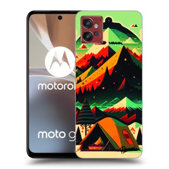 Picasee silikonowe czarne etui na Motorola Moto G32 - Montreal