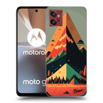 Picasee silikonowe czarne etui na Motorola Moto G32 - Oregon