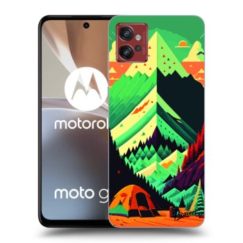 Picasee silikonowe czarne etui na Motorola Moto G32 - Whistler