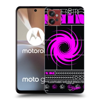 Picasee silikonowe czarne etui na Motorola Moto G32 - SHINE