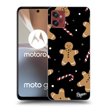 Picasee silikonowe czarne etui na Motorola Moto G32 - Gingerbread