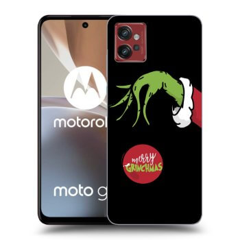 Picasee silikonowe czarne etui na Motorola Moto G32 - Grinch