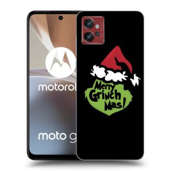Picasee silikonowe czarne etui na Motorola Moto G32 - Grinch 2