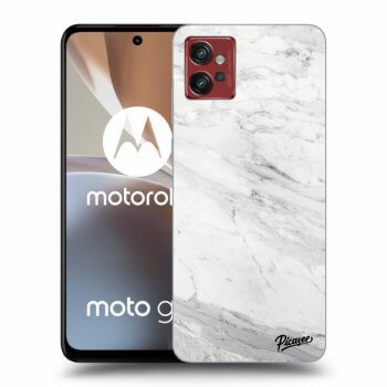 Etui na Motorola Moto G32 - White marble