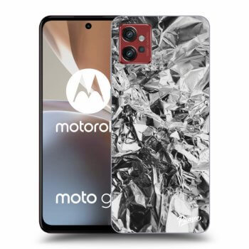 Picasee silikonowe czarne etui na Motorola Moto G32 - Chrome