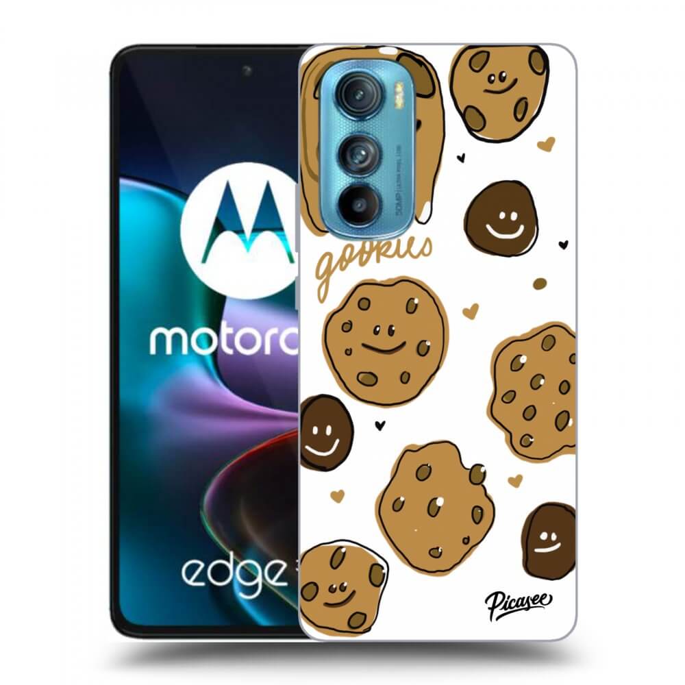 Picasee silikonowe czarne etui na Motorola Edge 30 - Gookies