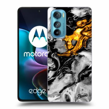 Etui na Motorola Edge 30 - Black Gold 2
