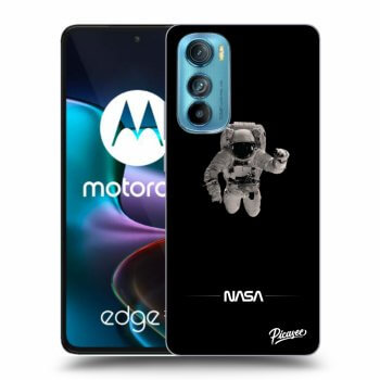 Picasee silikonowe przeźroczyste etui na Motorola Edge 30 - Astronaut Minimal