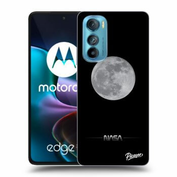 Picasee silikonowe przeźroczyste etui na Motorola Edge 30 - Moon Minimal