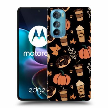 Picasee silikonowe czarne etui na Motorola Edge 30 - Fallovers