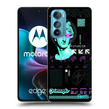 Picasee silikonowe przeźroczyste etui na Motorola Edge 30 - RETRO