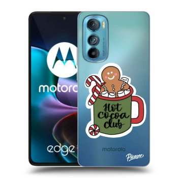 Picasee silikonowe przeźroczyste etui na Motorola Edge 30 - Hot Cocoa Club