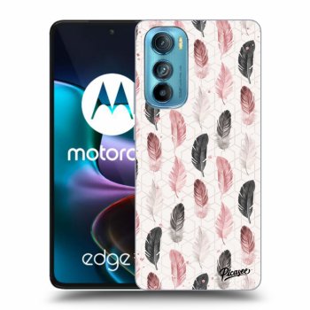 Picasee silikonowe przeźroczyste etui na Motorola Edge 30 - Feather 2