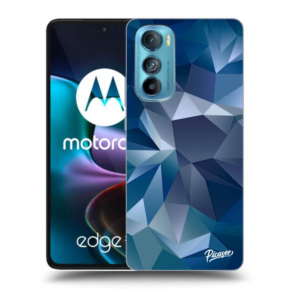 Picasee silikonowe czarne etui na Motorola Edge 30 - Wallpaper