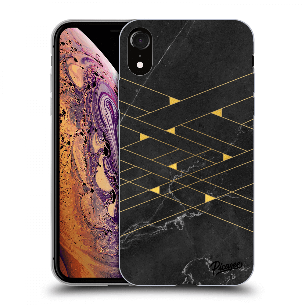 Picasee ULTIMATE CASE pro Apple iPhone XR - Gold Minimal