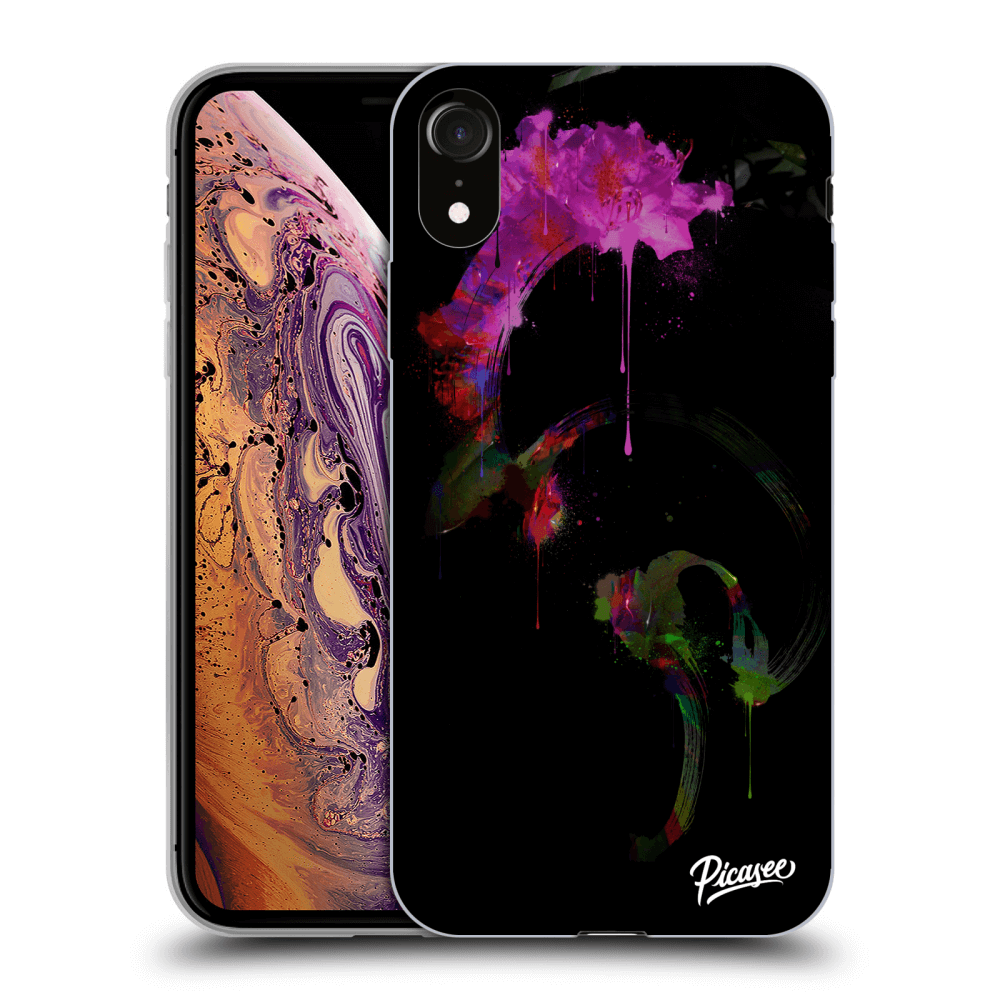 Picasee ULTIMATE CASE pro Apple iPhone XR - Peony black