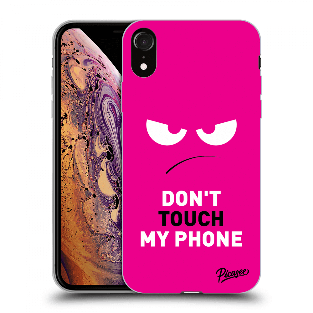 Picasee ULTIMATE CASE pro Apple iPhone XR - Angry Eyes - Pink