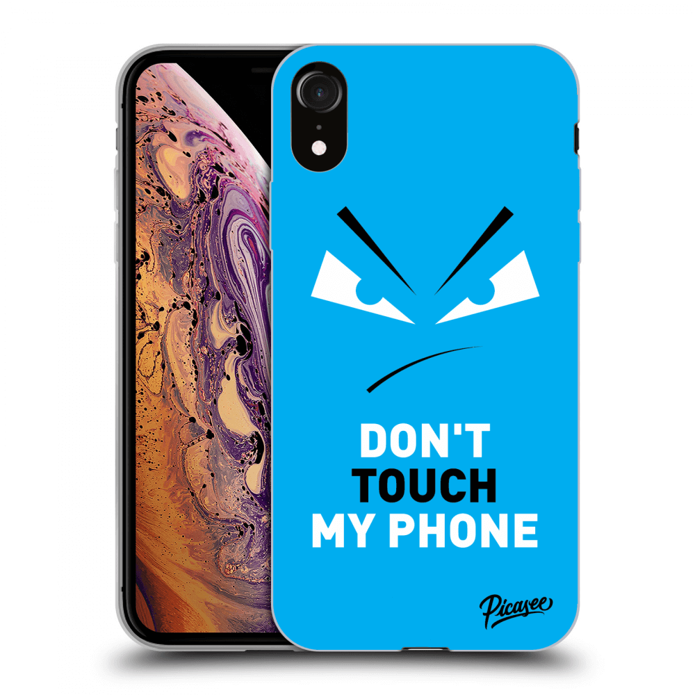 Picasee ULTIMATE CASE pro Apple iPhone XR - Evil Eye - Blue