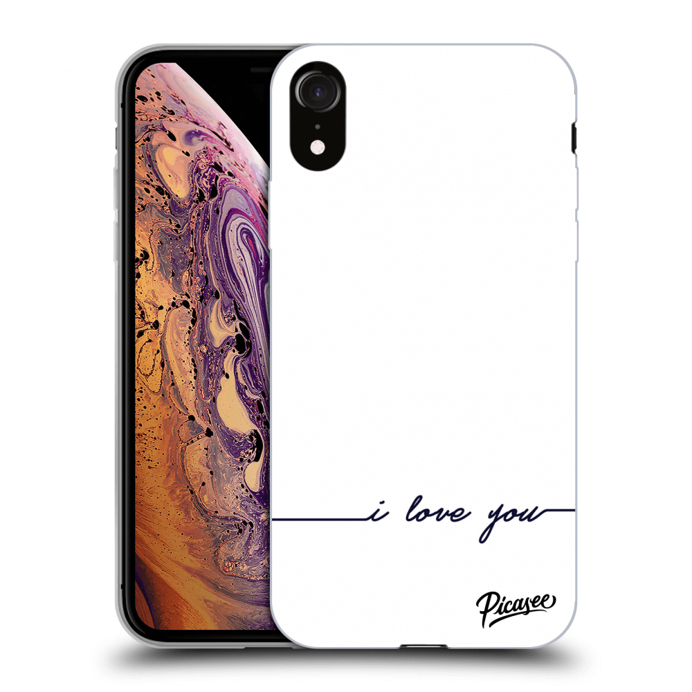 Picasee ULTIMATE CASE pro Apple iPhone XR - I love you