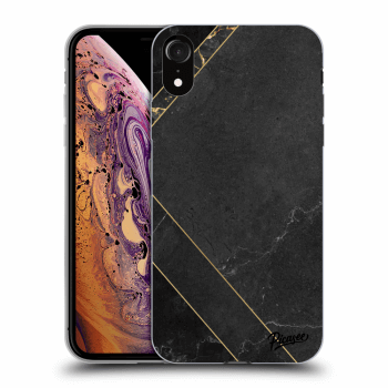 Etui na Apple iPhone XR - Black tile