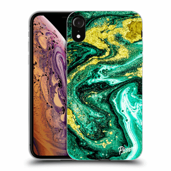 Etui na Apple iPhone XR - Green Gold