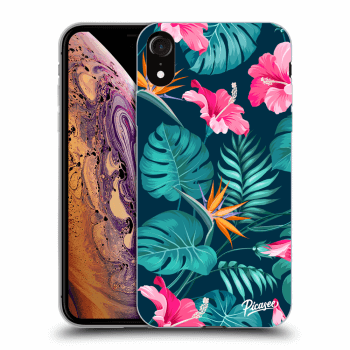 Etui na Apple iPhone XR - Pink Monstera