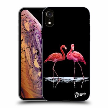 Picasee ULTIMATE CASE pro Apple iPhone XR - Flamingos couple
