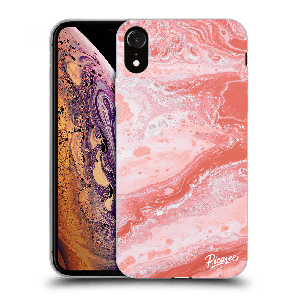 Picasee ULTIMATE CASE pro Apple iPhone XR - Red liquid
