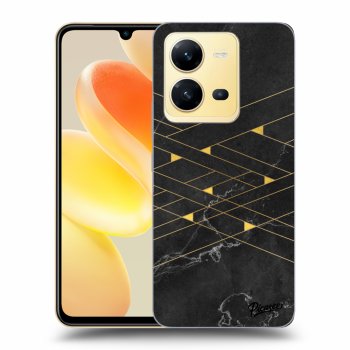 Etui na Vivo X80 Lite - Gold Minimal