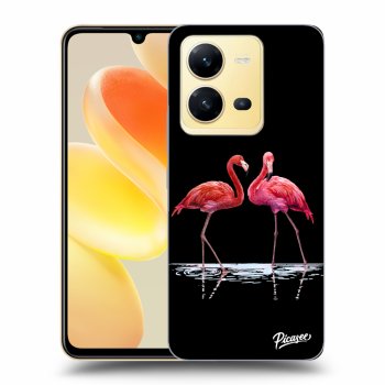 Etui na Vivo X80 Lite - Flamingos couple