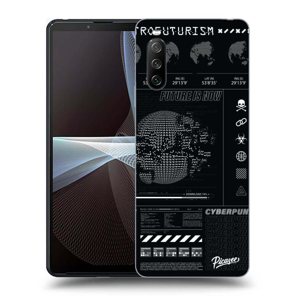 Picasee silikonowe czarne etui na Sony Xperia 10 III - FUTURE