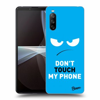 Etui na Sony Xperia 10 III - Angry Eyes - Blue