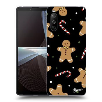 Picasee silikonowe czarne etui na Sony Xperia 10 III - Gingerbread