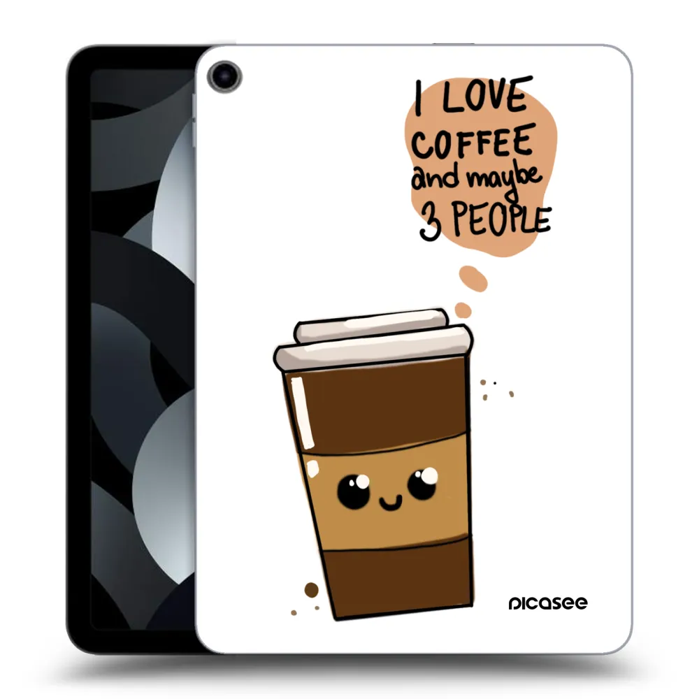 Picasee silikonowe przeźroczyste etui na Apple iPad Pro 11" 2019 (1.gen.) - Cute coffee