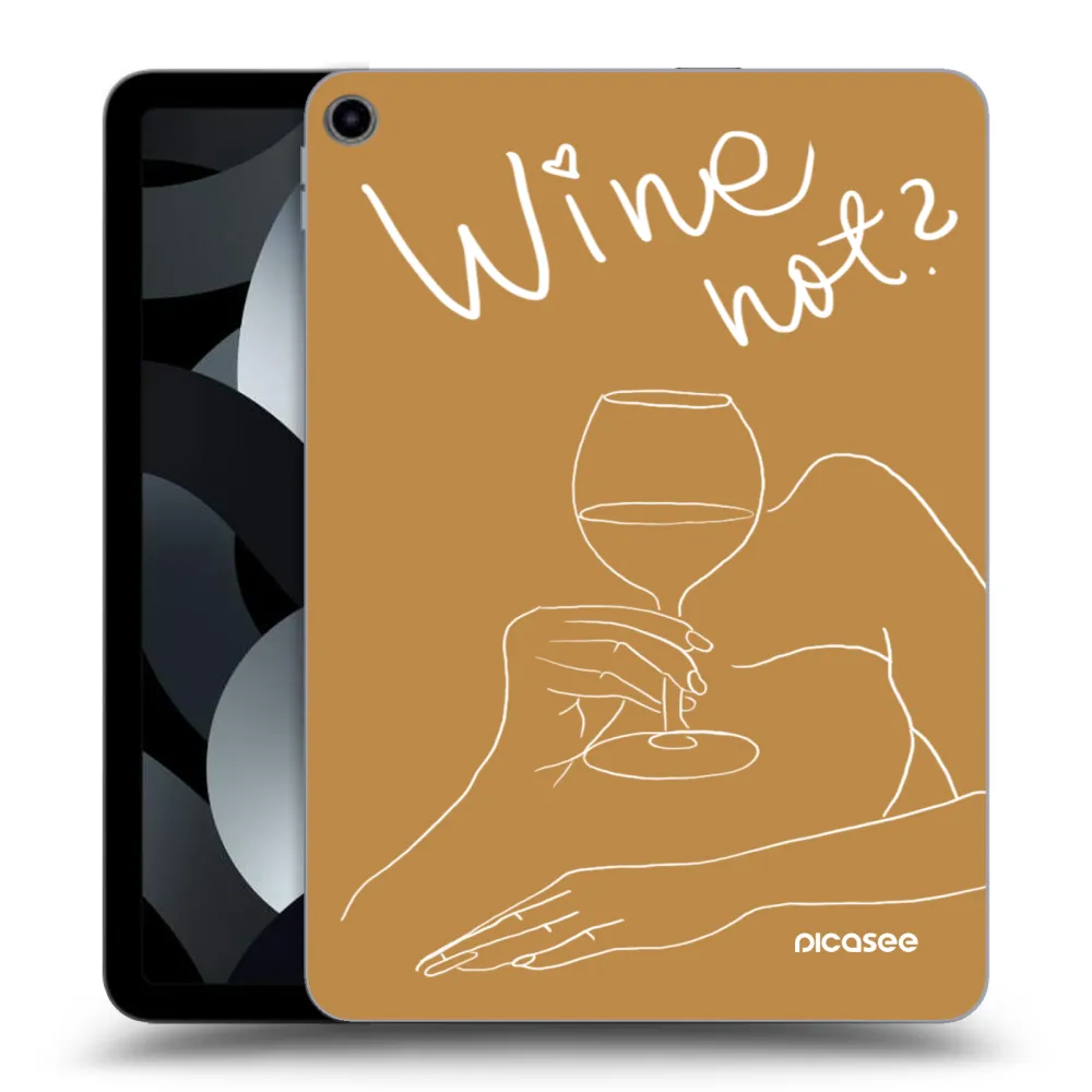 Picasee silikonowe przeźroczyste etui na Apple iPad Pro 11" 2019 (1.gen.) - Wine not