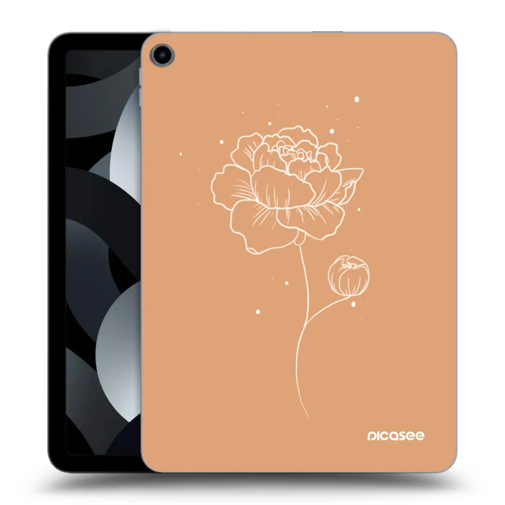 Picasee silikonowe przeźroczyste etui na Apple iPad Pro 11" 2019 (1.gen.) - Peonies