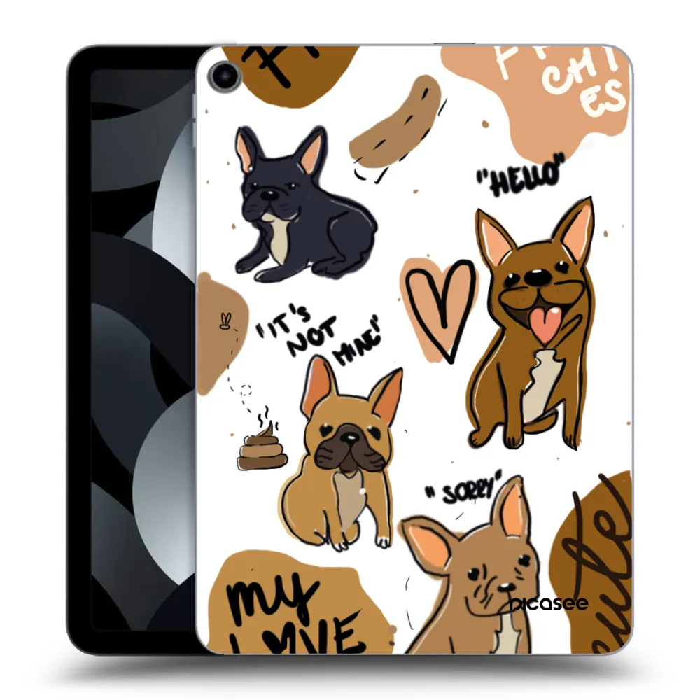 Picasee silikonowe przeźroczyste etui na Apple iPad Pro 11" 2019 (1.gen.) - Frenchies