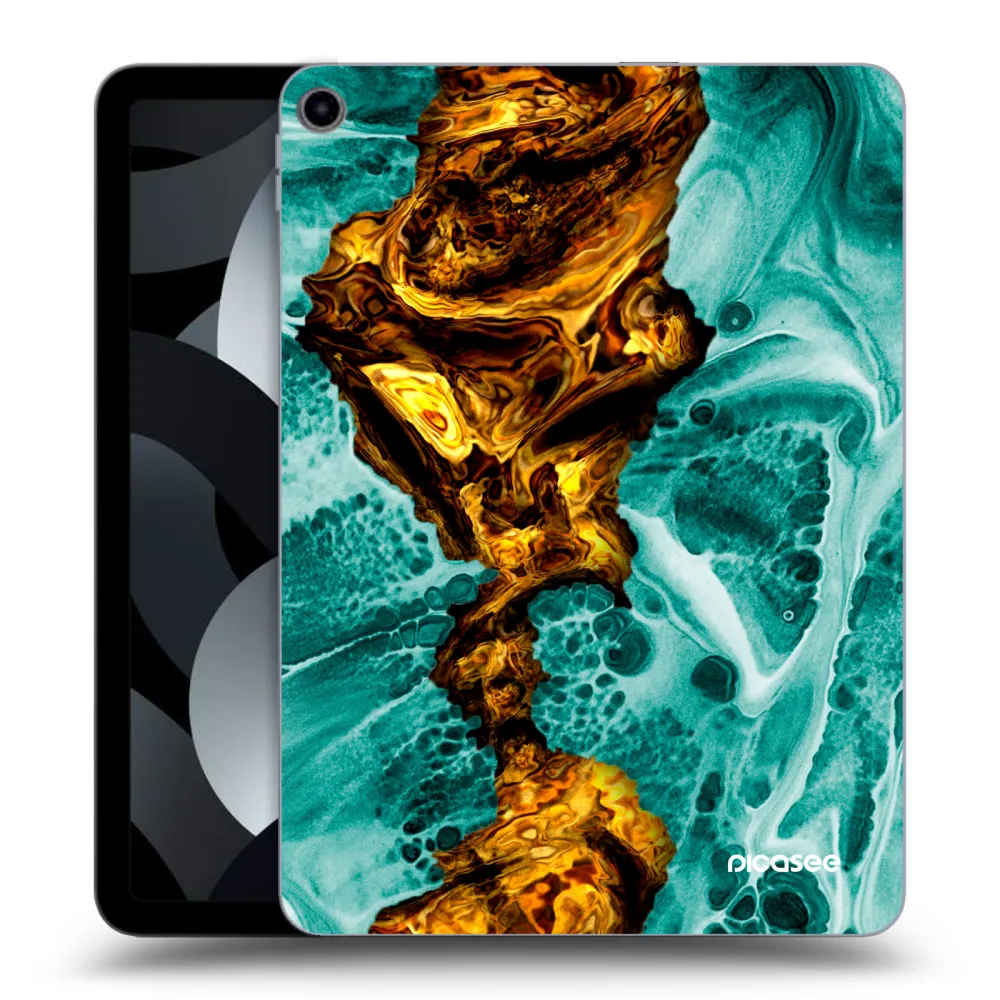 Picasee silikonowe przeźroczyste etui na Apple iPad Pro 11" 2019 (1.gen.) - Goldsky