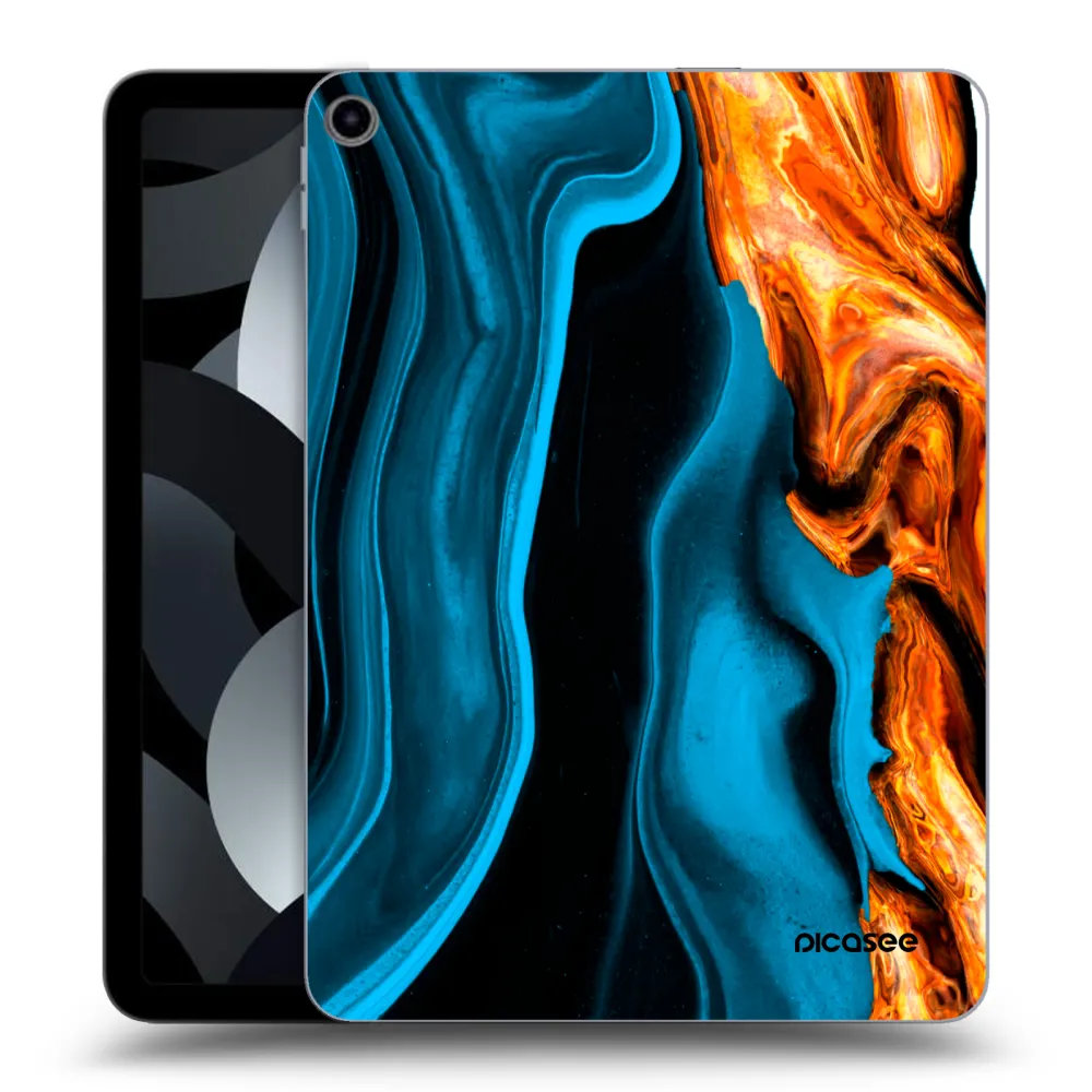 Picasee silikonowe przeźroczyste etui na Apple iPad Pro 11" 2019 (1.gen.) - Gold blue