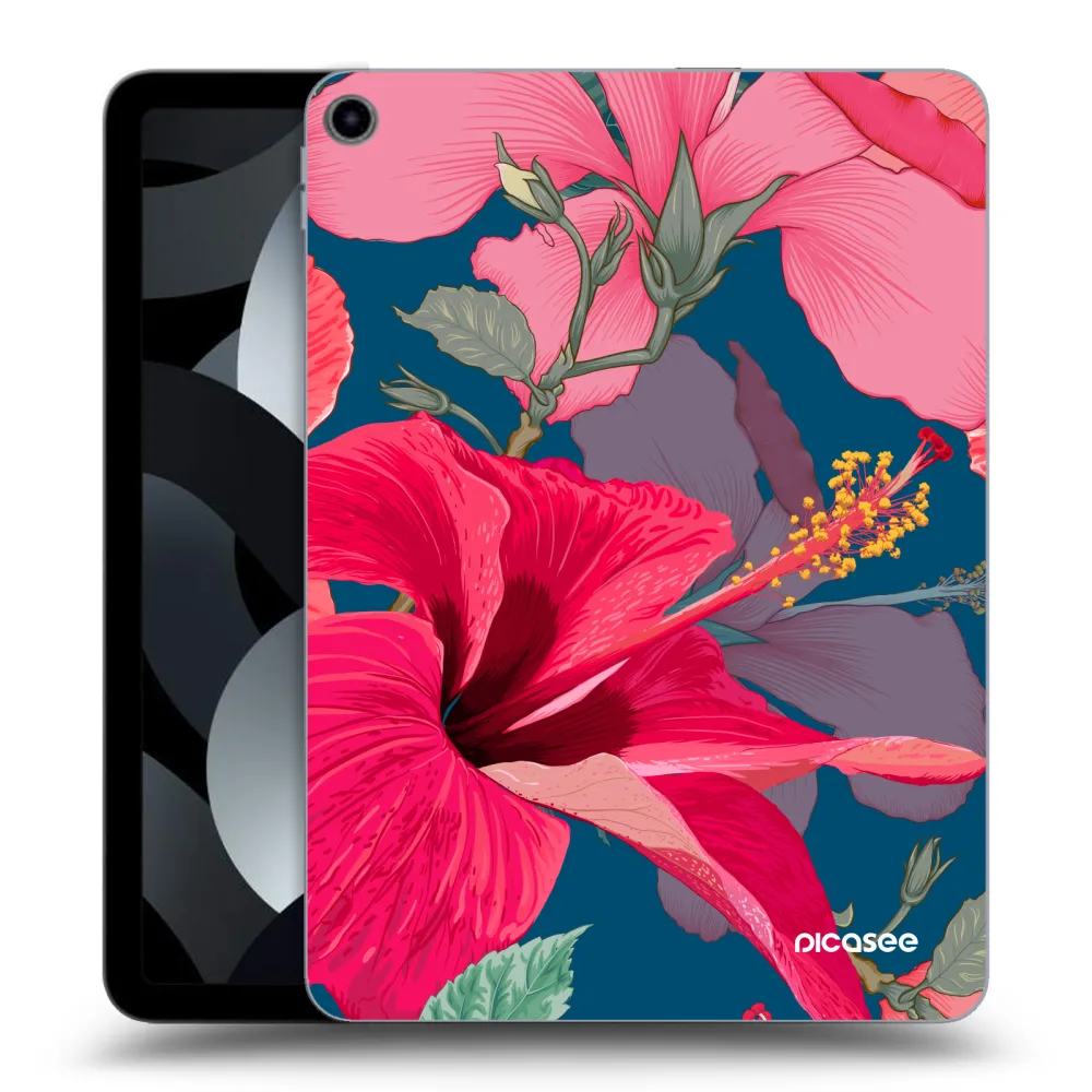 Picasee silikonowe przeźroczyste etui na Apple iPad Pro 11" 2019 (1.gen.) - Hibiscus