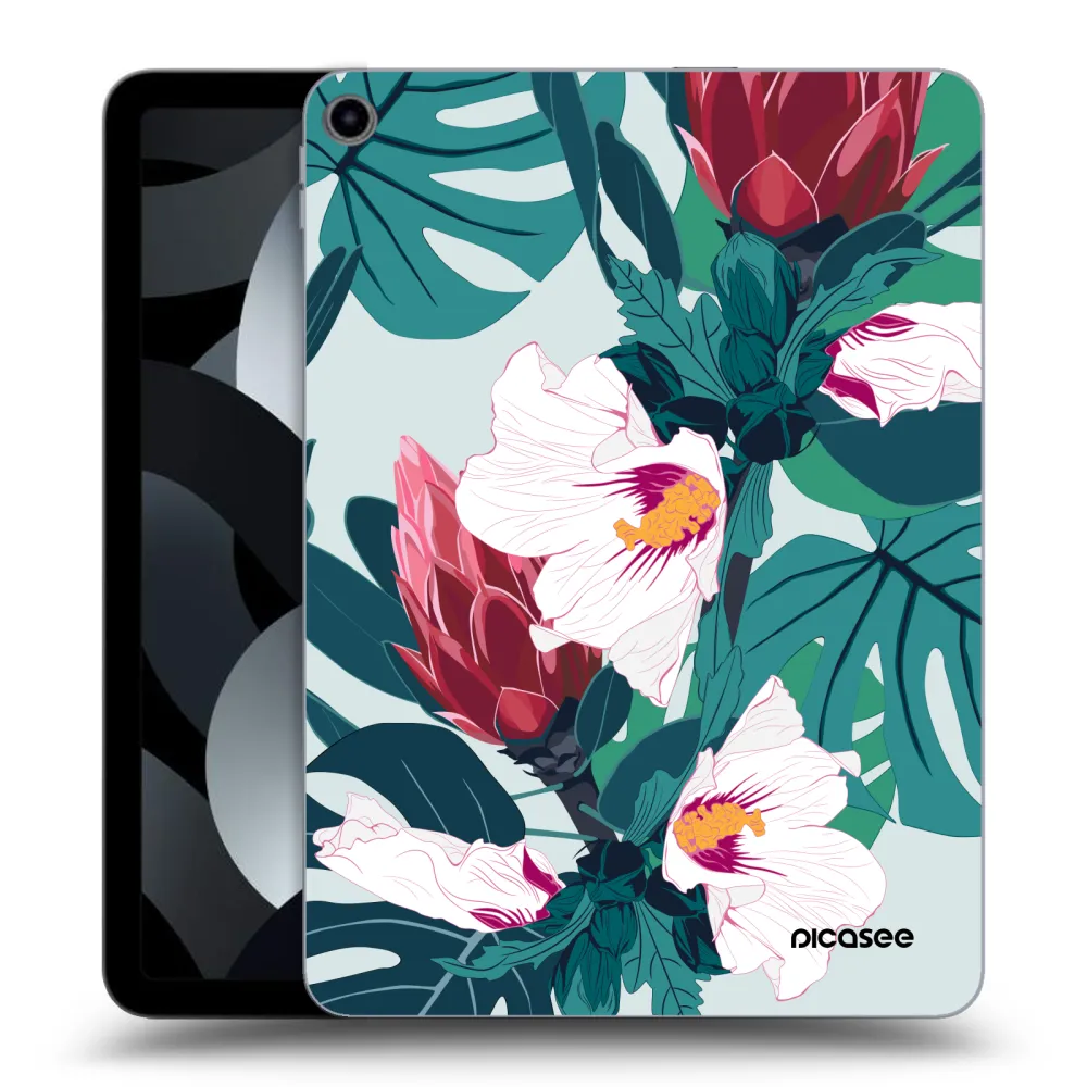 Picasee silikonowe przeźroczyste etui na Apple iPad Pro 11" 2019 (1.gen.) - Rhododendron