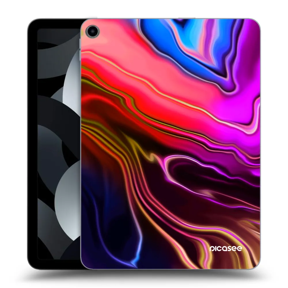 Picasee silikonowe przeźroczyste etui na Apple iPad Pro 11" 2019 (1.gen.) - Electric