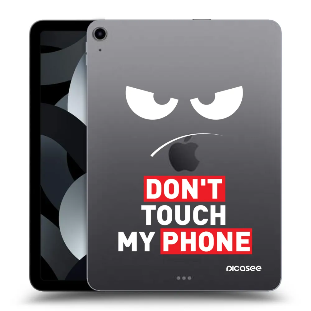 Picasee silikonowe przeźroczyste etui na Apple iPad Pro 11" 2019 (1.gen.) - Angry Eyes - Transparent