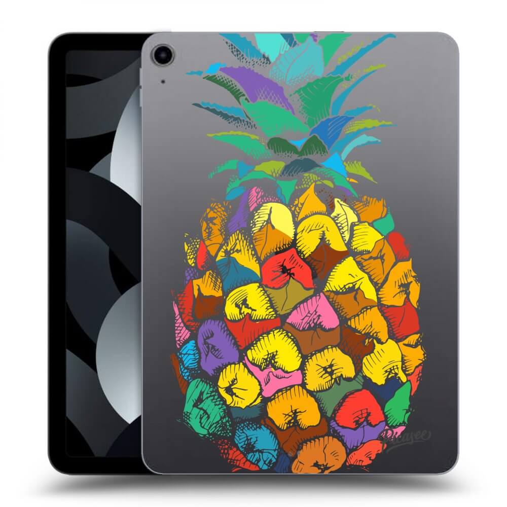 Picasee silikonowe przeźroczyste etui na Apple iPad Pro 11" 2019 (1.generace) - Pineapple