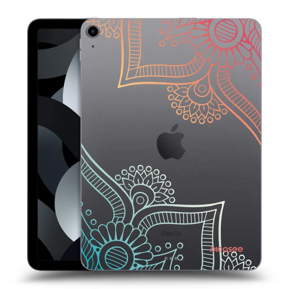 Picasee silikonowe przeźroczyste etui na Apple iPad Pro 11" 2019 (1.gen.) - Flowers pattern