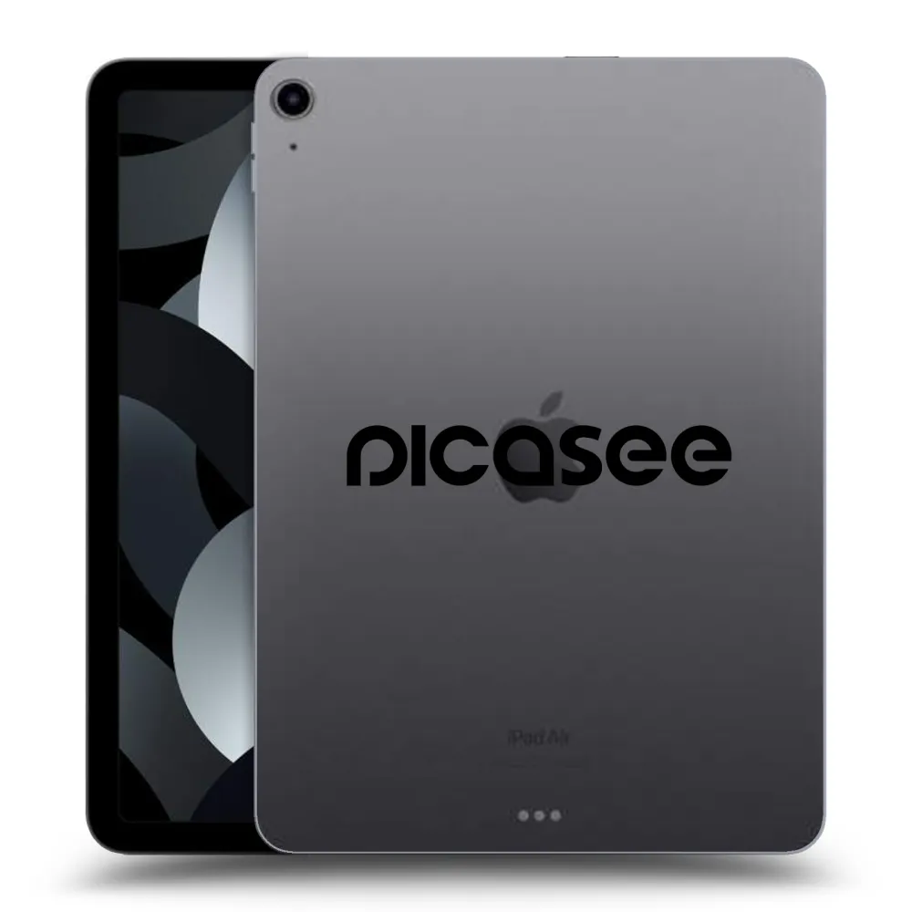 Picasee silikonowe przeźroczyste etui na Apple iPad Pro 11" 2019 (1.gen.) - Picasee - new logo - black