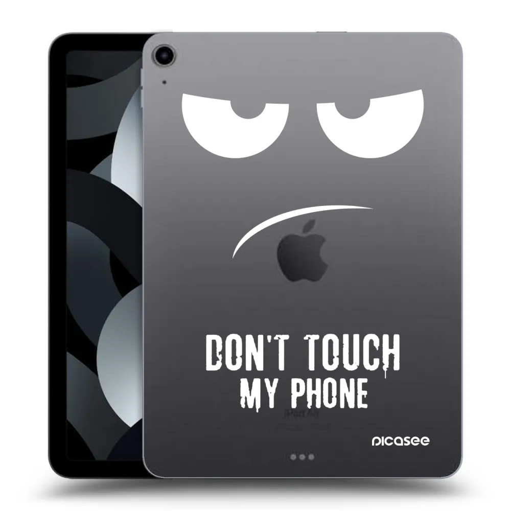 Picasee silikonowe przeźroczyste etui na Apple iPad Pro 11" 2019 (1.gen.) - Don't Touch My Phone