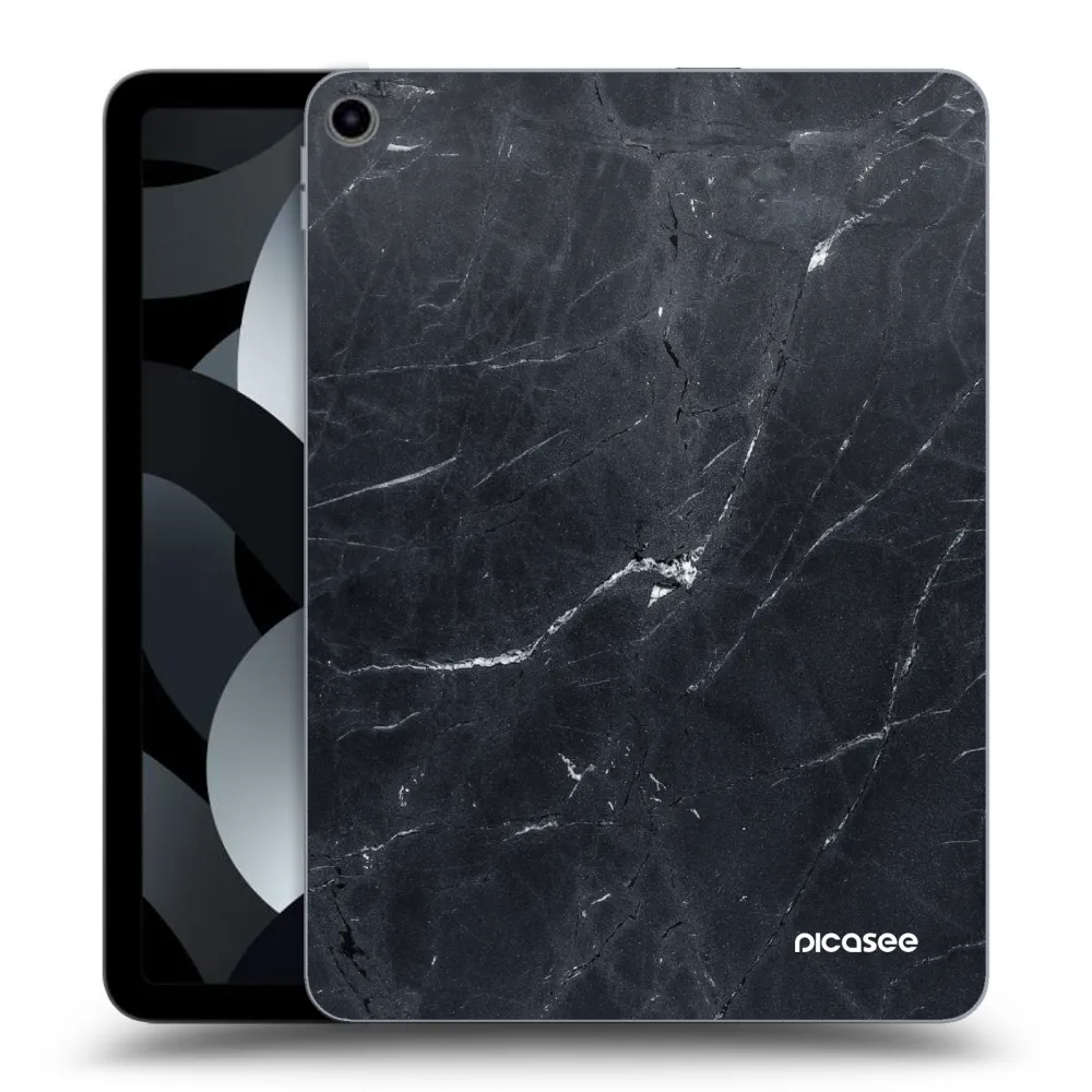 Picasee silikonowe przeźroczyste etui na Apple iPad Pro 11" 2019 (1.gen.) - Black marble