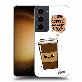 Picasee silikonowe przeźroczyste etui na Samsung Galaxy S23 5G - Cute coffee